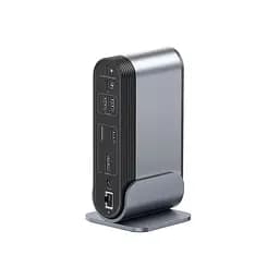 USB-хаб Baseus UnionJoy 17-Port Triple-Display B00532304811-00 Grey - мініатюра 2