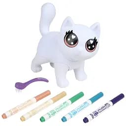 Набор для творчества Crayola Washimals Котик-великан с фломастерами 5 шт.