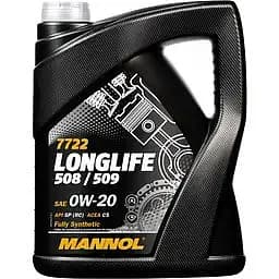 Олива моторна Mannol Longlife 508/509 0W-20 5 л (179680)