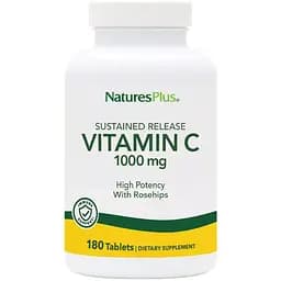 Вітамін С NaturesPlus повільного вивільнення 1000 мг 180 таблеток