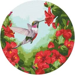 Картина за номерами Brushme Колібрі (Розмір M) 30x30 см