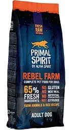 Сухий корм PRIMAL SPIRIT Rebel Farm (з свіжою куркою та рисом) для дорослих собак всіх порід 12 кг