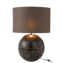 Лампа J-Line металева з абажуром 78 см чорна (45929)