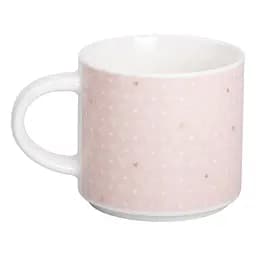 Чашка порцелянова 350 мл, рожевий Liling Rongxiang Ceramic RX-N240126P