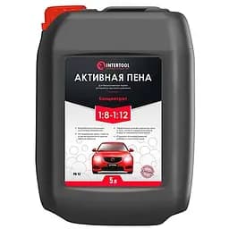 Пена активная для бесконтактной мойки автотранспорта Intertool 5л x 1:8-1:12 концентрат