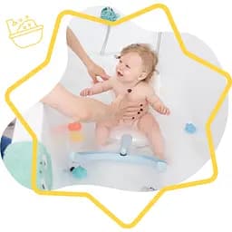 Сидіння для ванночки Badabulle, світло-блакитний (B022003) - мініатюра 5