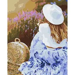 Картина по номерам на підрамнику Brushme Улюблена лаванда