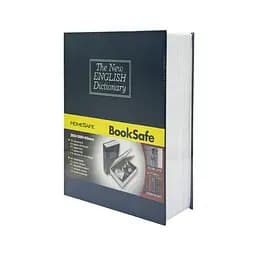 Сейф-книга з ключем для зберігання Sparta KBS-803(Blue) велика, 26,5х20х6,5 см