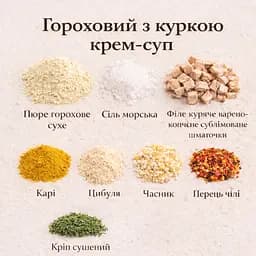 Набір натуральних крем-супів у саше Street Soup MIX SET 4 смаки, 28 шт. × 40 г - мініатюра 11