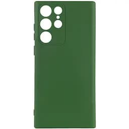Чохол TPU GETMAN Liquid Silk Full Camera для Samsung Galaxy S26 Ultra Зелений / Dark green - мініатюра 2