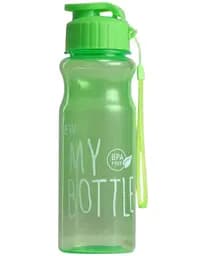 Бутылка для воды и напитков My Bottle 600 мл дорожная пластиковая Зеленая
