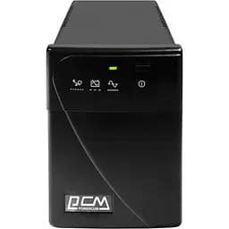 Джерело безперебійного живлення PowerCom BNT-800AP Black, 800VA, 480W, лінійно-інтерактивний, AVR, 2 розетки (IEC), захист RJ45 - мініатюра 2
