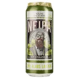Пиво Volfas Engelman NeIpa, світле, з/б, 5%, 0,5 л