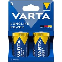 Батарейки Varta Longlife Power Alkaline D LR20 2 шт. (4920121422)