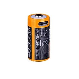 Акумулятор 16340 Fenix 800mAh Li-ion Type-C (Чорно-жовтий)