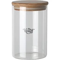 Банка для сыпучих Krauff стеклянная 800 мл (31-289-023)