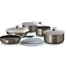 Набір посуду Berlinger Haus Metallic Line Carbon Edition, 12 шт (BH-1686)