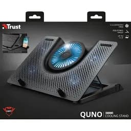 Підставка для ноутбуків Trust GXT 1125 Quno, до 17.3", BLUE LED, чорний - мініатюра 5