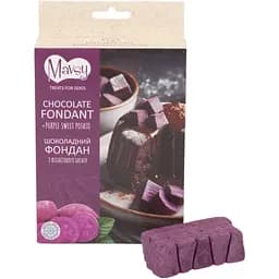 Ласощі для собак Mavsy від 3 місяців шоколадний фондан з фіолетовим бататом 50 г
