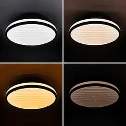 Стельовий світильник Grill матовий 96W 480 x 65 мм 3000К- 6500К 7500Lm з пультом чорний - мініатюра 6