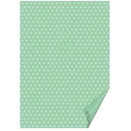 Папір з малюнком "Зірки" 50х70см Ментоловий 300г/м2 Heyda