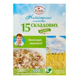 Пластівці Козуб продукт Premium Найніжніші 15 складових 500 г (910143)