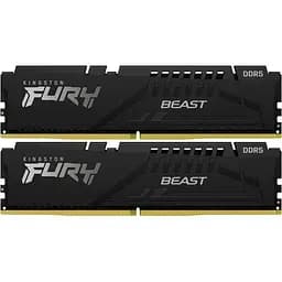 Модуль пам`яті DDR5 2x32GB/5600 Kingston Fury Beast Black (KF556C36BBE2K2-64)