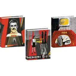 Комплект книг 1984. Подарункові мініатюрні книжки (3 кн.) - Джордж Орвелл (Folio)