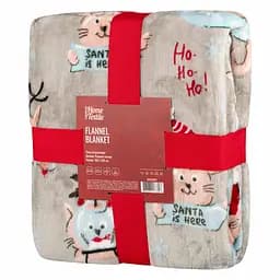 Плед Ardesto Flannel 160х200 см 100% поліестер різдвяні котики pbe0050470 - мініатюра 2