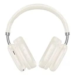 Накладні навушники Hoco W52 Wonderful, BT headphones, BT5.4, AUX, TF, 400mAh, 46h, Milky white - мініатюра 2