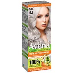 Стійка крем-фарба для волосся Acme Color Avena Naturals 9.1 попелястий блонд
