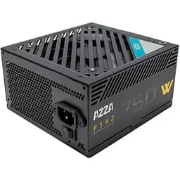 Блок питания 750 Вт, AZZA, Black, 80+ Bronze, 12 см, 2xMolex/5xSATA/4x6+2-pin/1x20+4-pin/1x4+4-pin, защита UVP/OVP/OPP/OCP/SCP (PSAZ-750W)