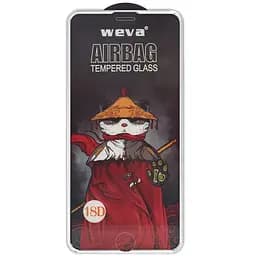 Захисне 2.5D скло Weva AirBag (тех.пак) для Apple iPhone 7 plus / 8 plus (5.5) Білий
