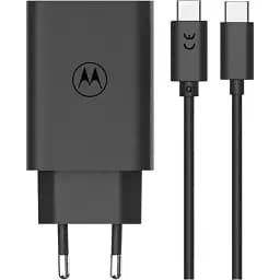 Швидкісний зарядний блок Motorola 30W набір з кабелем USB-C to USB-C (SJMC302)