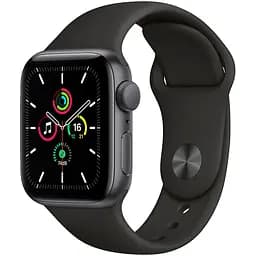 Смарт-годинник Apple Watch SE GPS 40 mm Space Gray Aluminium Case with Black Sport Band - Regular Model A2351 (Grade C) Seller Refurbished