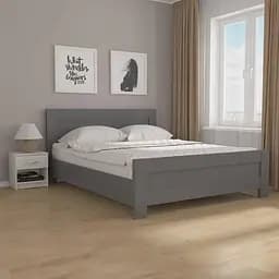 Кровать двухспальная ID-M-19 Ш 1657/В 930/Д 2076 мм Антрацит