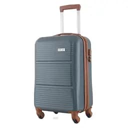 Валіза Semi Line 20" S Green-Grey (T5584-2)