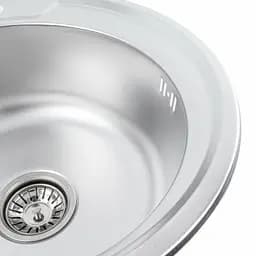 Кухонна мийка з нержавіючої сталі Valeso декор 490 (0,8/180 мм), Decor - мініатюра 4