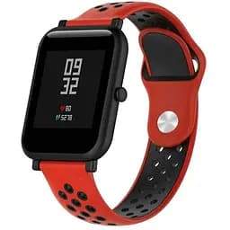 Спортивний ремінець Primo Perfor Sport для годинника Xiaomi Huami Amazfit Bip/Amazfit GTS Red Black