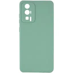 Силіконовий чохол Epik Candy Full Camera для Xiaomi Poco F5 Pro Зелений / Menthol