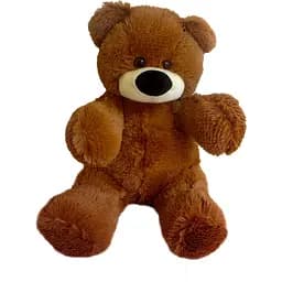 Плюшевий ведмедик Alina Бублик 55 см коричневий