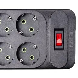Мережевий фільтр-подовжувач POWER 6 розеток 6 USB 3 метри
 - мініатюра 6