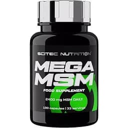 Препарат для суглобів і зв'язок Scitec Nutrition Mega MSM, 100 капсул