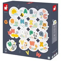 Розвиваюча гра Janod Мій перший алфавітний пазл 28 елементів (J08045)