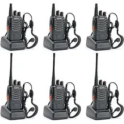 Портативная рация Baofeng BF-888S Six Pack комплект 6 шт (2200000758996)