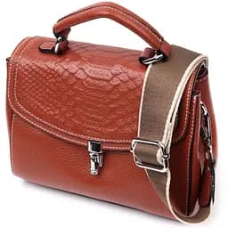 Сумка Vintage из натуральной кожи с защелкой 19х15х9 см sum0029040