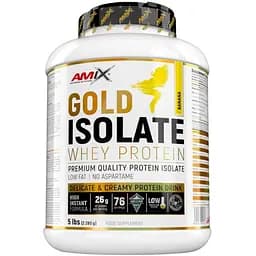 Протеїн Amix Gold Whey Protein Isolate Банан 2.28 кг (818097)