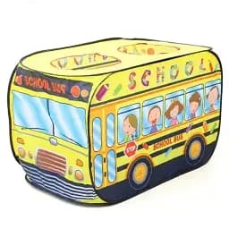 Намет дитячий ігровий LUGI HP-S-5NDY Шкільний автобус 110х70х66 см жовтий