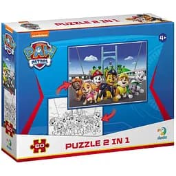 Пазл DoDo 2 в 1 Paw Patrol, 60 елементів (200162)