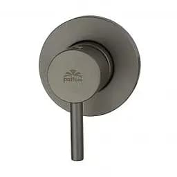 Змішувач для душу Paffoni Light Ø70 мм mercury grey LIG010MG70, Сірий